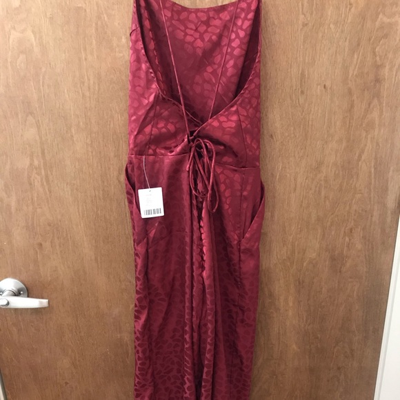 Urban Outfitters- size 2 red jumpsuit - Picture 2 of 4